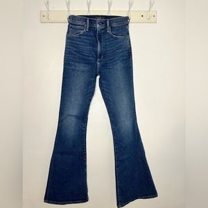 Abercrombie and Fitch high rise Flare jeans, size 4 regular